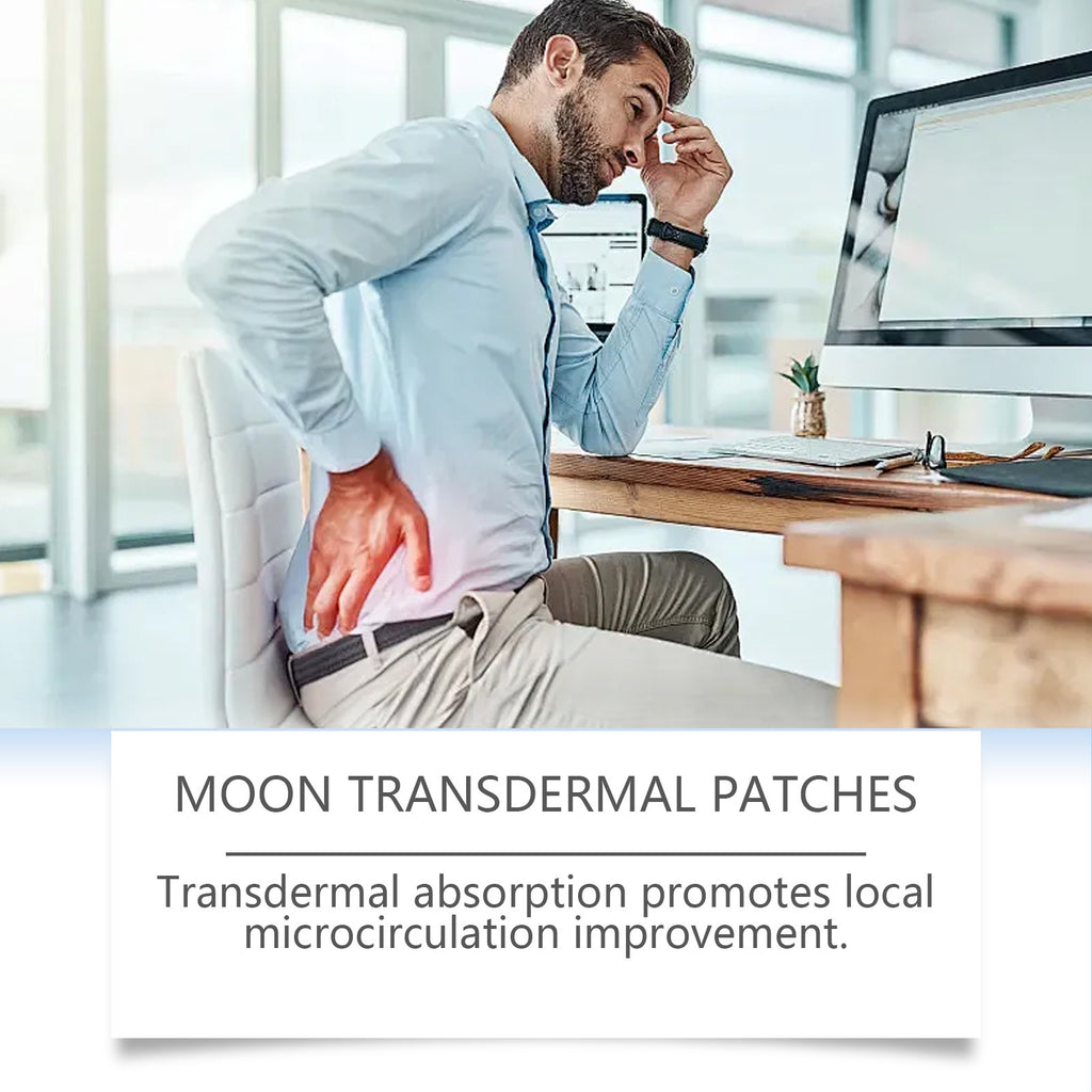 SOUTH MOON Body Care Patches Daily Gentle Care Portable Red Ginseng Ginkgo Body Patches