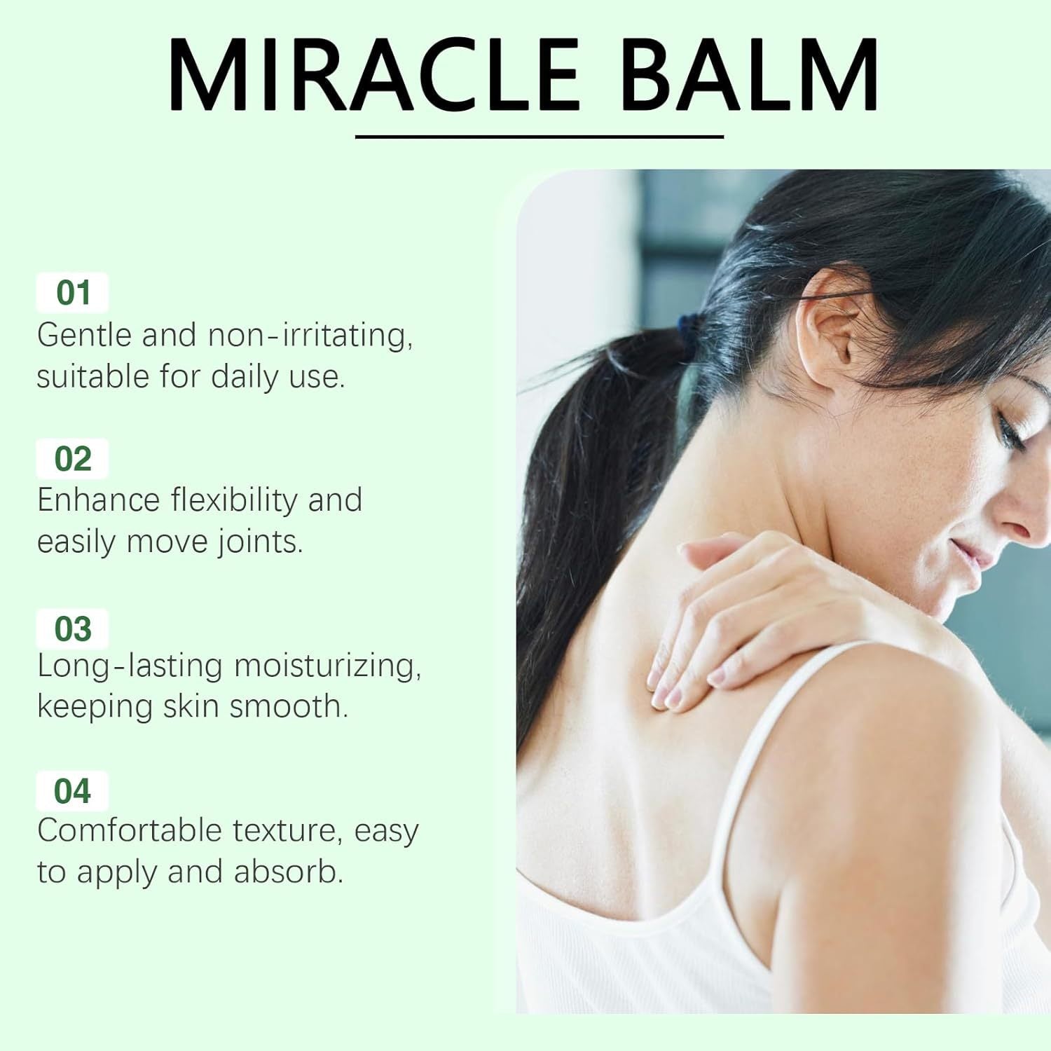 Senzio Miracle Balm, a cross-border exclusive, soothing joint cream, relieves joint discomfort and boosts vitality