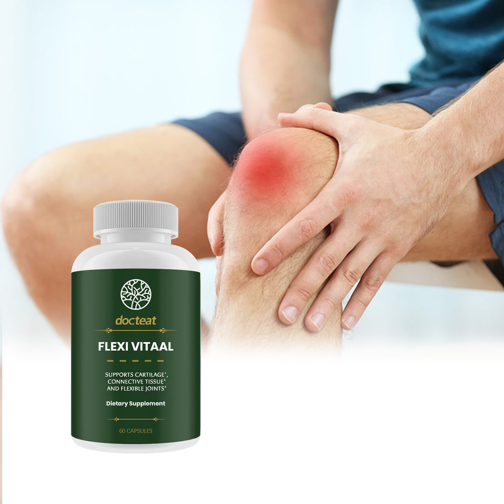 Docteat Joint Care Capsules are rich in various nutrients to support joint health and relieve discomfort.