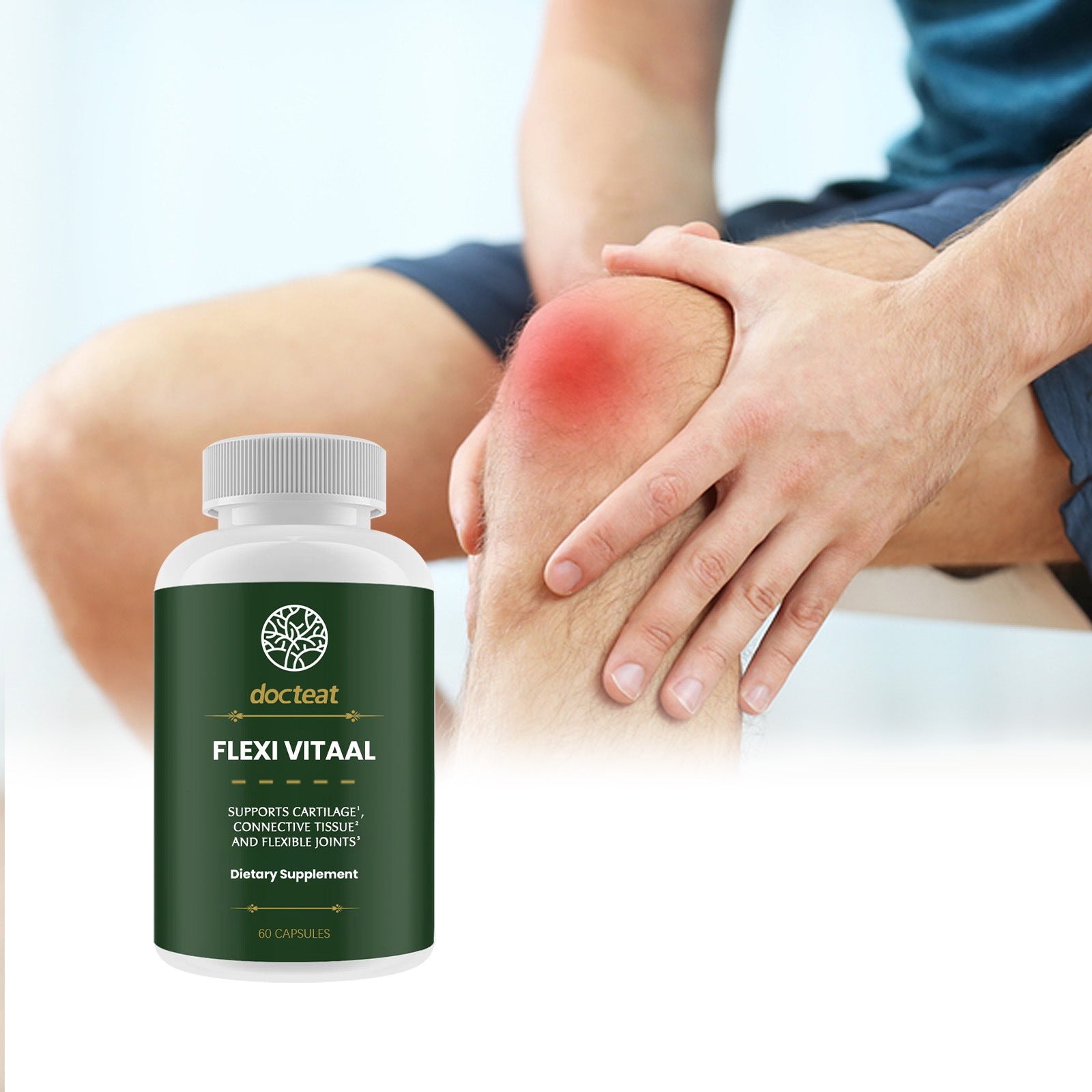 Docteat Joint Care Capsules are rich in various nutrients to support joint health and relieve discomfort.