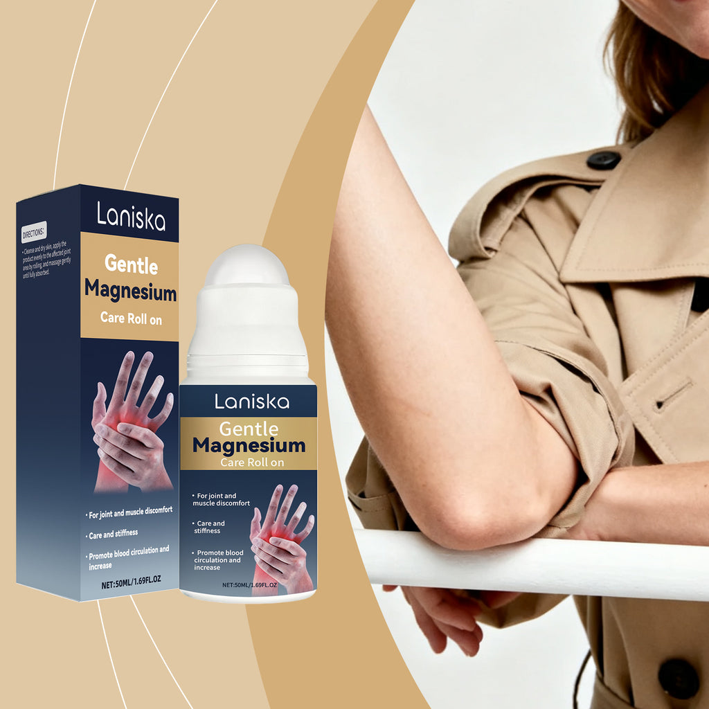 LANISKA Body Comfort Rollerball: Gentle massage for elbows and other body care areas.