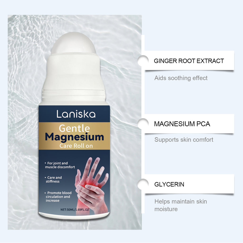 LANISKA Body Comfort Rollerball: Gentle massage for elbows and other body care areas.